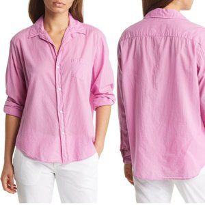 Eileen Relaxed Button Up Pink NWOT